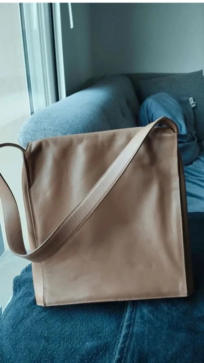 Sac couleur taupe grand format - photo numéro 3
