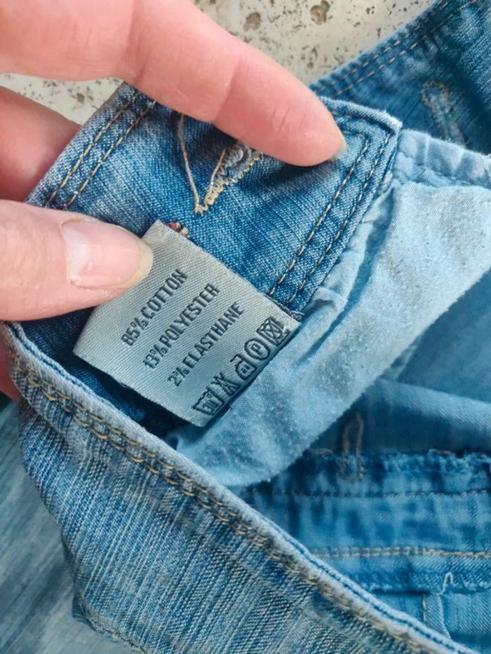Jean y2k vintage jambes larges boutons sur les côtés - photo numéro 6