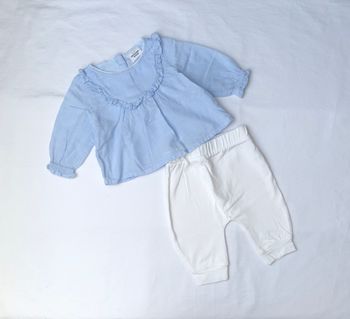 Ensemble blouse TAO + pantalon Vertbaudet 3 mois