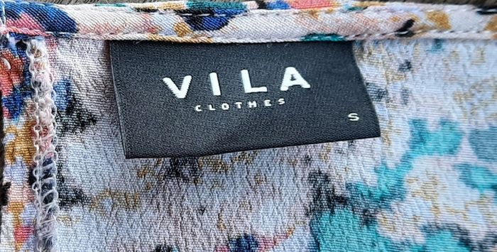 Haut fleuri multicolore Vila, S - photo numéro 3