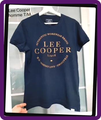 T-shirt imprimé homme Lee Cooper  T/M