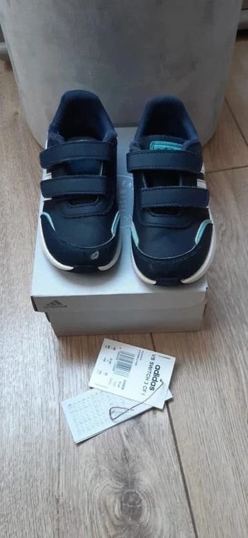 Baskets adidas neo switch bleu marine / ciel pointure 26