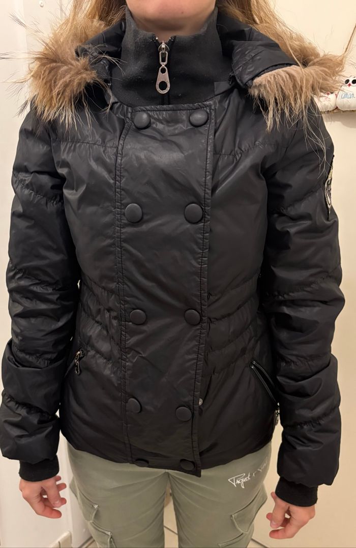 Doudoune femme à capuche fourrée - photo numéro 5