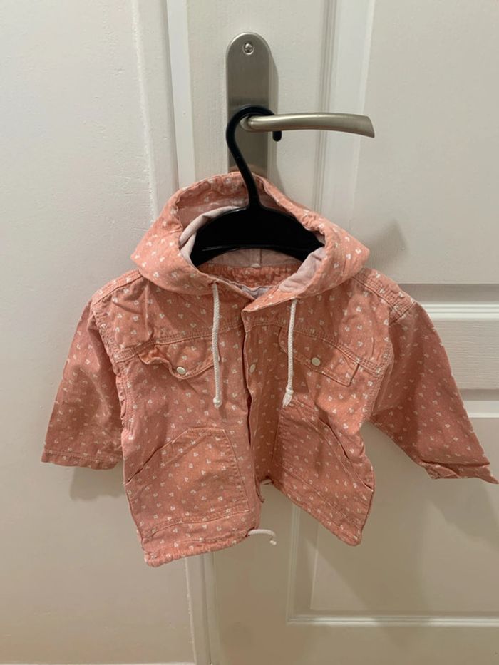Veste coton léger idéal été rose vintage