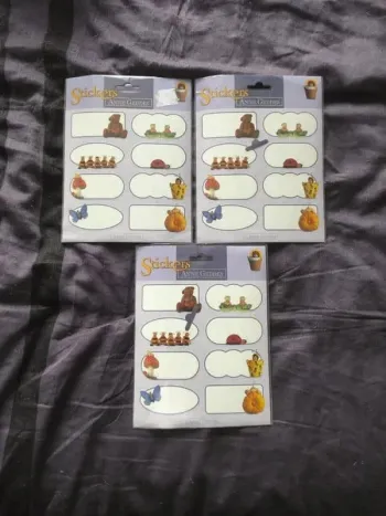3 planches de stickers Anne Geddes neuves