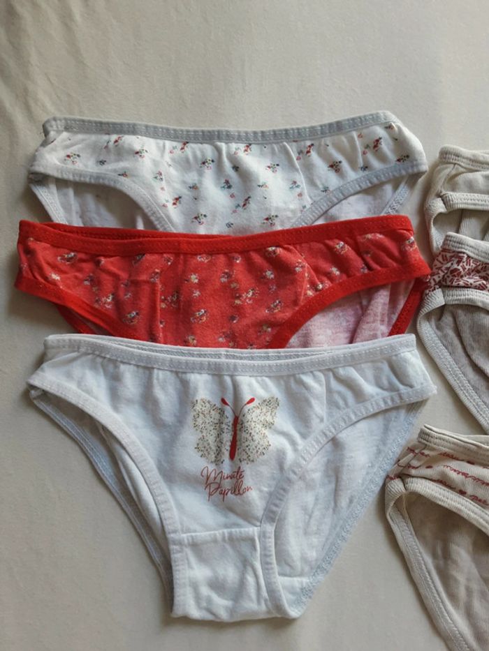 Lot sous-vêtements 6x culottes T. 2-3 ans - photo numéro 3
