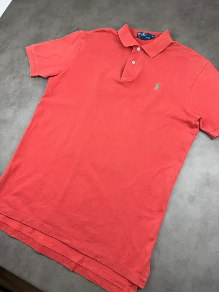 Polo Ralph Lauren Rouge Orange Taille M - photo numéro 2
