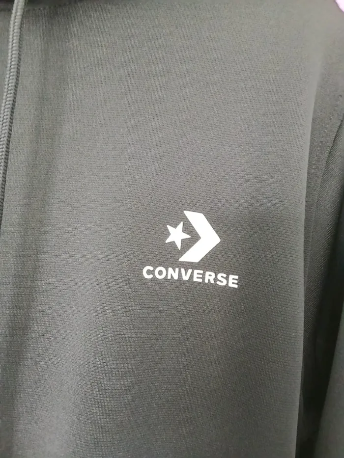 Sweat converse noir et vert violet S - photo numéro 2