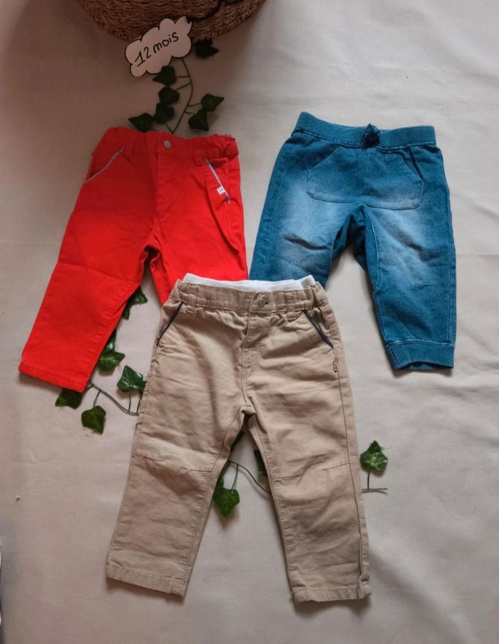 Lot de 3 ensembles 12 mois đ obaibi/ creeks/ GĂ©mo/ kiabi - photo numĂ©ro 3