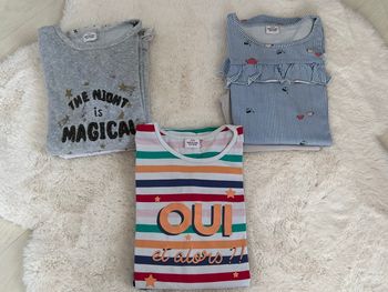 Lot de 3 pyjamas enfant fille « Tape à l’œil »