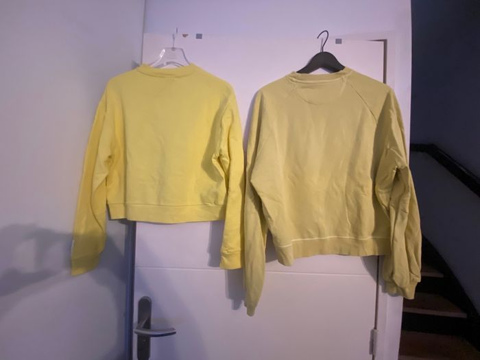 Lot de 2 pull jaune Pepe jean  taille XS - photo numéro 2