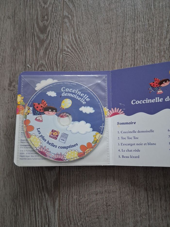 Livre CD coccinelle demoiselle - photo numéro 2