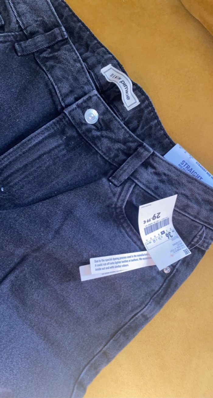 Jean noir/gris foncé