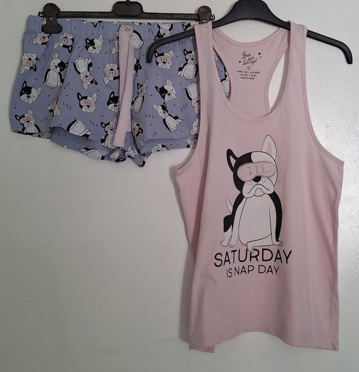 Pyjashort deux pièces