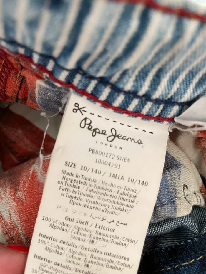 Short en jean Pepe Jeans 10 ans - photo numéro 3