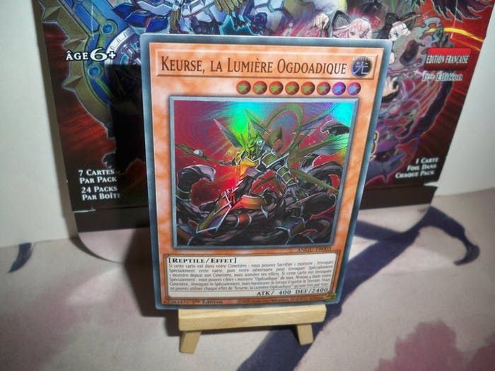 Yu Gi Oh ! Keurse, la Lumière Ogdoadique ANGU-FR005 super rare foil NM