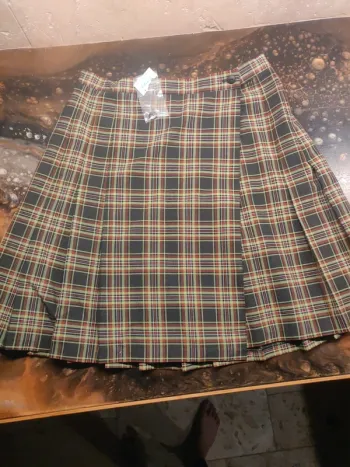 Jupe écossaise Etam vintage neuve avec étiquette