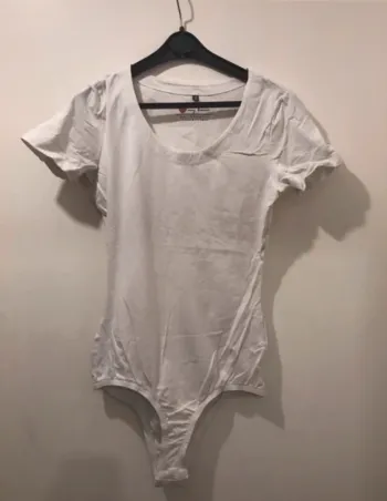 Body Franprix collection manches courtes blanc taille L