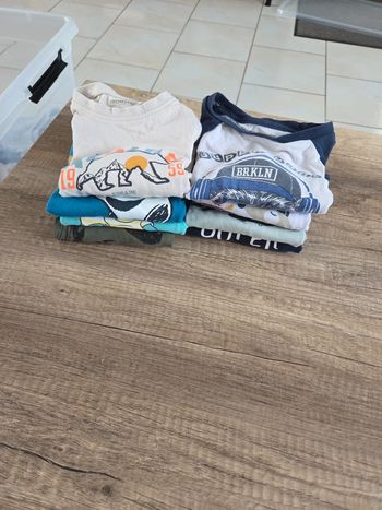 Tee-shirt lot de 8