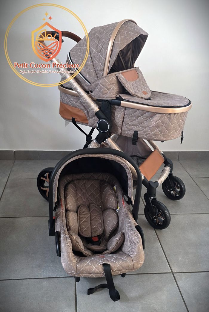 Poussette 3-en-1 Magic ZC marron / Neuve / Vendeuse déclarée dans la puériculture. - photo numéro 2