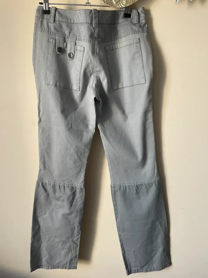Pantalon flare gris - photo numéro 7