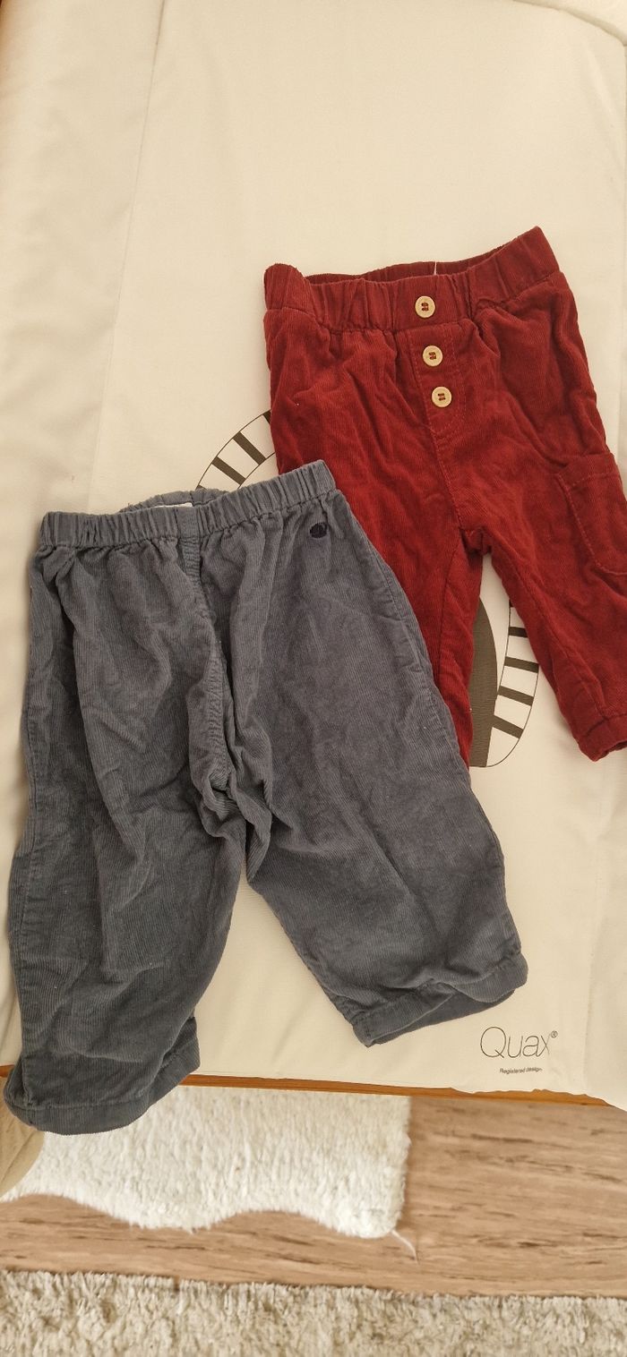 Pantalon velours 6 mois