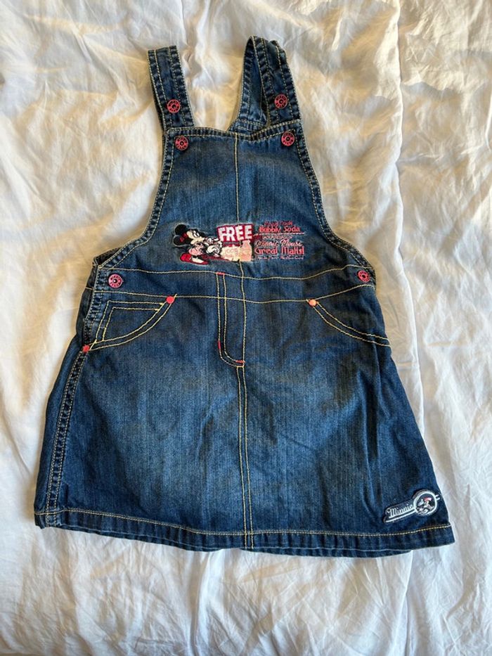 Salopette Robe en jeans Minnie 3 ans / 36 mois Disney