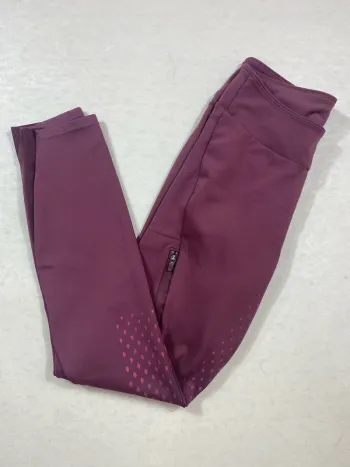👖 Legging Fouganza – Bordeaux – Taille XS – Full grip – Très bon état