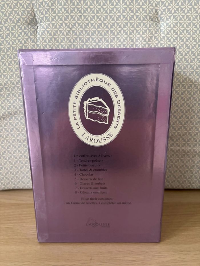 Coffret Larousse "La Petite Bibliothèque des Desserts" - photo numéro 3