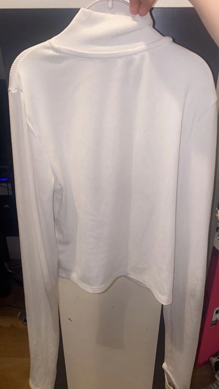 Mini veste blanche moulante XXS - photo numéro 3