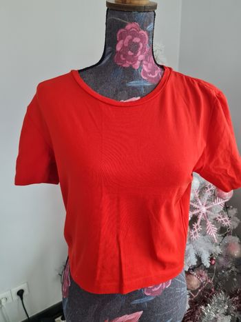 Teeshirt rouge zara