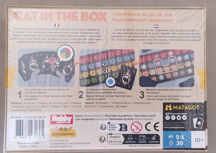 Cat in the Box - Jeu de société sous emballage, prix ferme - photo numéro 2