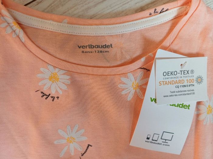 T shirt 8 ans vertbaudet neuf fille - photo numéro 3