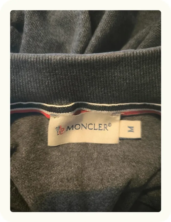 Polo manches longues homme Moncler Taille M 38 - photo numéro 8