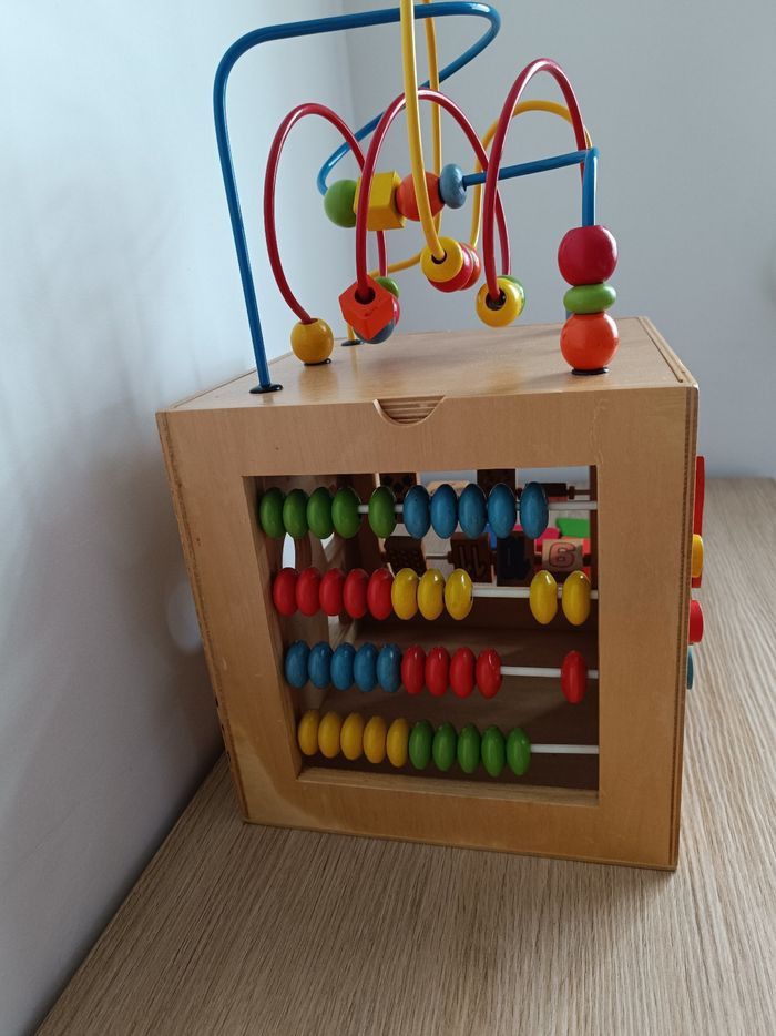 Cube d'activité en bois - photo numéro 4