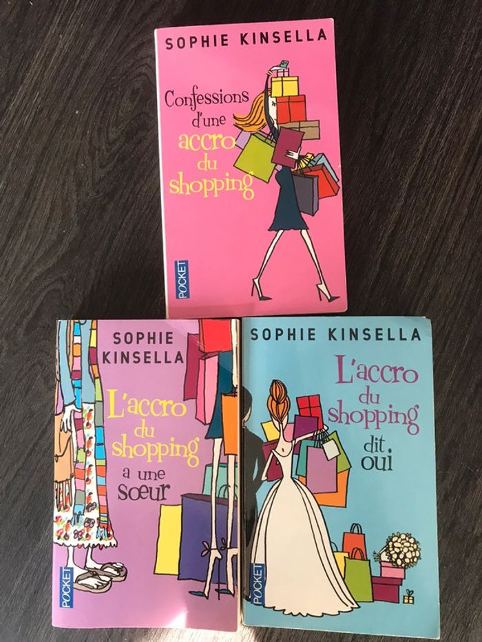 Lot livres L’accroc du shopping. Sophie kinsella