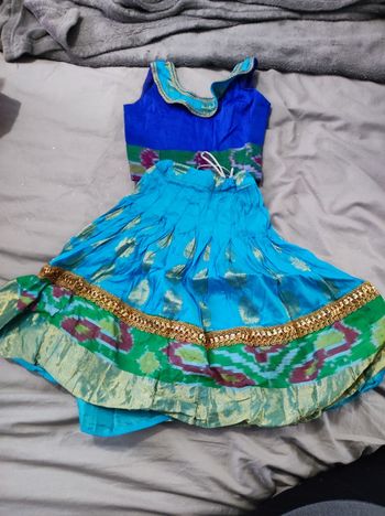 Tenue de cérémonie indienne fille 9-12 mois