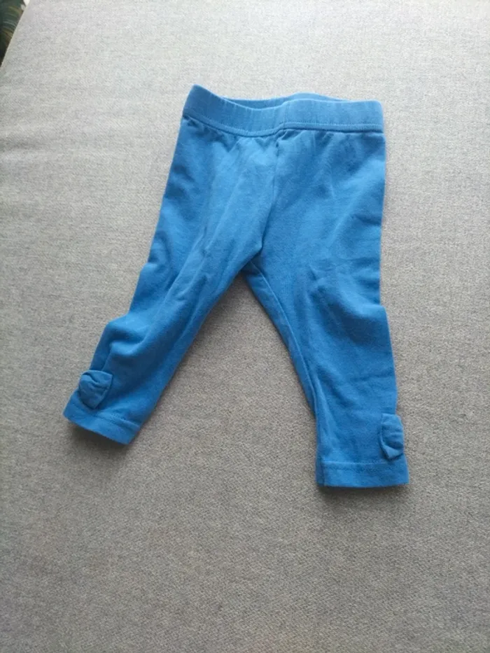 Legging bleu 6 mois