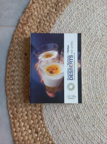 📖 Crumbles verrines Tartes desserts vite prêts Les blocs Marabout