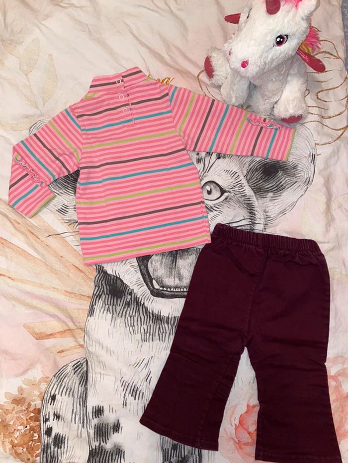 Ensemble t-shirt et pantalon, taille 12 mois, marque Orchestra. - photo numéro 7