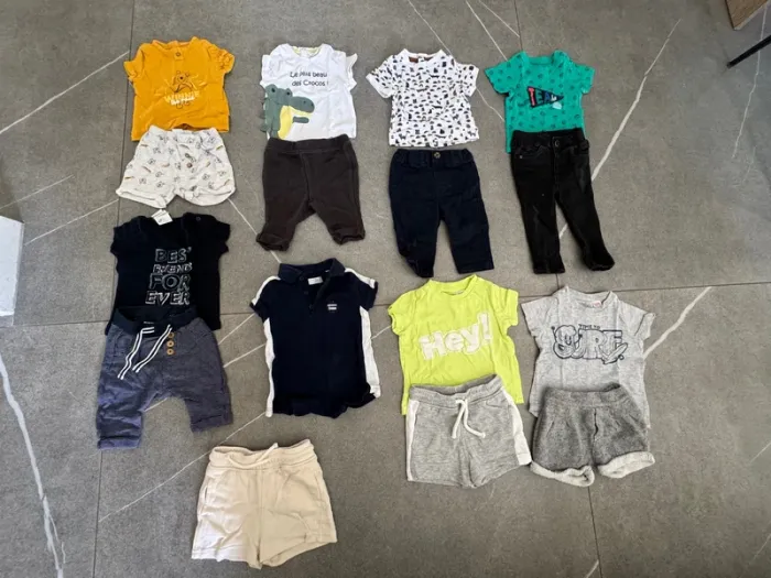 Lot de 8 ensembles printemps / été 3-6mois