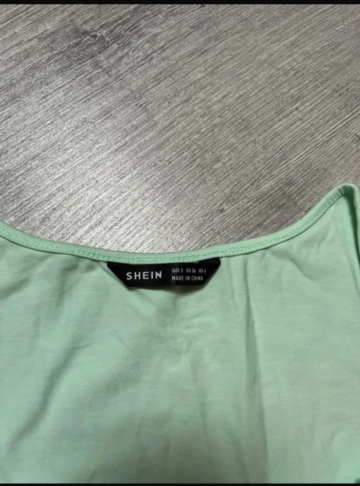 robe été verte shein - photo numéro 3