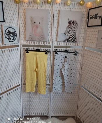 Lot de 2 leggings 3/4 (Capri) fille In Extenso 12 ans