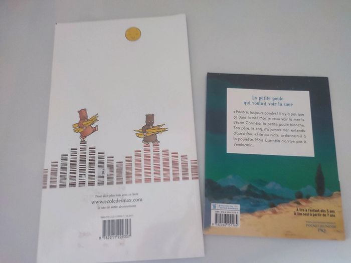 Lot de deux livres enfants Claudie ponti et les p'tites poules - photo numéro 4