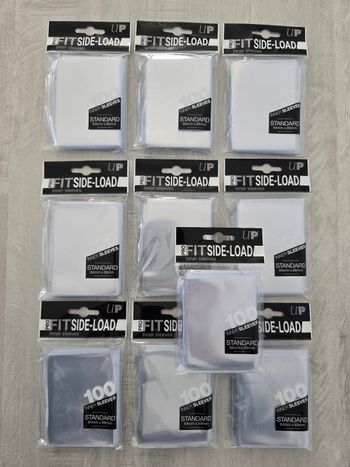 Lot de 10 paquets de 100 sleeves Pro Fit Side Load Ultra Pro 