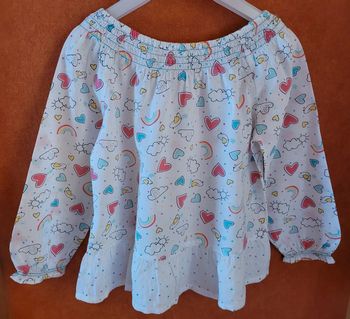 T-shirt fille, manches longues