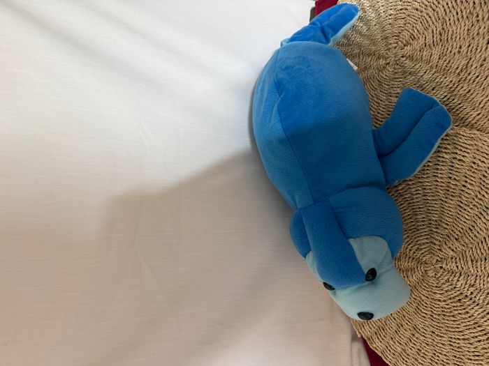 Peluche otarie phoque bleu - photo numéro 1