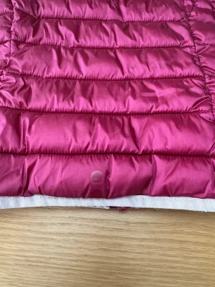 Doudoune mi-saison rose fushia et rose pâle - Taille 3 Ans - photo numéro 12