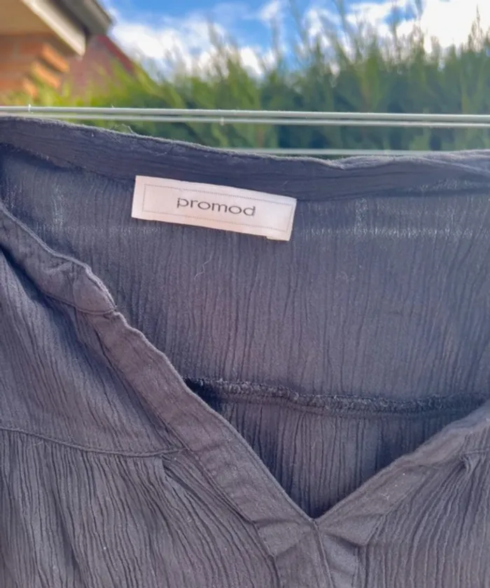 Blouse noire Promod – Taille estimée M – Très bon état - photo numéro 7