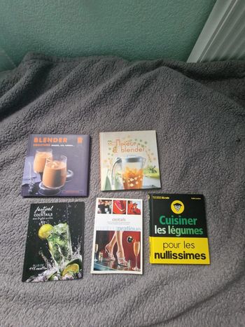 Livres recettes, jus,smoothies à petit prix